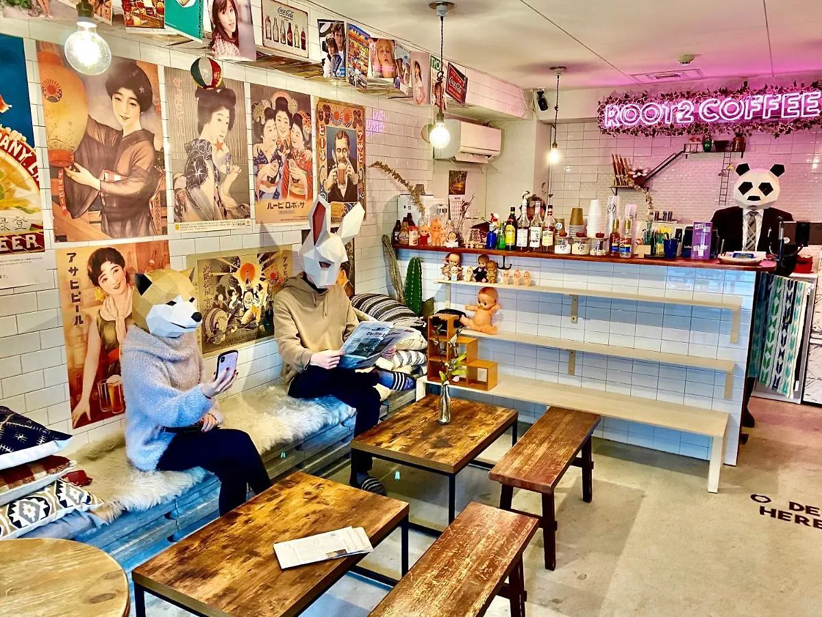 아파트 Root2 Coffee & Hostel 교토